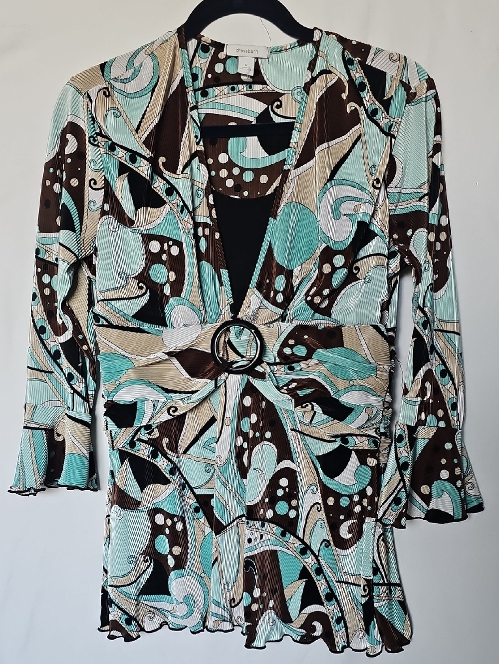 Y2k Bell Sleeve Blouse By Dressbarn